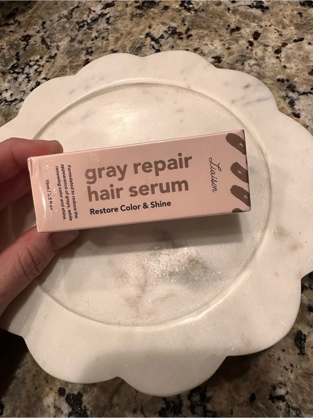 Liaison Gray Repair Hair Serum (15ml) – Brand New & Sealed!